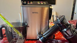 Unboxing my new Whall Masticating Slow Juicer [upl. by Fazeli]