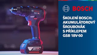 Akumulátorový kombinovaný šroubovák Bosch GSB 18V50 Professional [upl. by Neenad721]