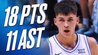 Egor Demin Impresses In BYU Debut  18 PTS amp 11 AST BYU Freshman Record  Nov 5 2024 [upl. by Niwroc]