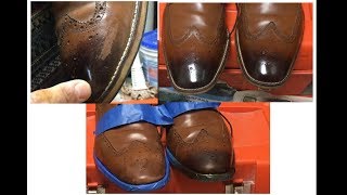 How I put BurnishingPatina back on a shoe [upl. by Adnohrahs]