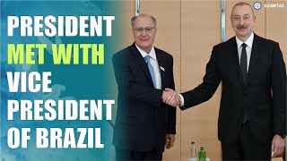 President Ilham Aliyev met with Vice President of Brazil [upl. by Sivartal115]