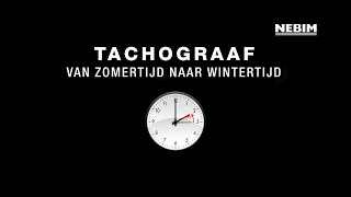 Uitleg digitale tachograaf instellen van zomertijd naar wintertijd [upl. by Hilliary]