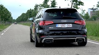 400HP Audi RS3 Sportback 2018  REVS amp Acceleration SOUNDS [upl. by Narud]