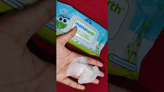 Mamaearth Baby Wipes 🧣youtubeshorts shorts shortvideo trending [upl. by Ezequiel]