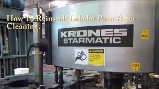 Krones Starmatic Changeover Labeler [upl. by Blanchard556]