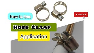 How Hose Clamp Work  Hose Clamp  Hose Clip working and applications  Pipe Clamp  Best Hose Clamp [upl. by Nemzaj]