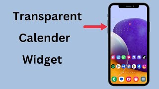 How to Add Transparent Calendar Widget to the Home Screen [upl. by Terence]