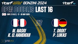 From livestream NasriEl Hamdioui vs DroitLukas  Last 16  ITSF WS Bonzini Open Doubles [upl. by Anaitak]