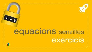 EQUACIONS exercicis senzills [upl. by Adnylg]