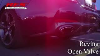 Hyundai Genesis G70 33T with RES Exhaust Titanium mid pipe valve muffler cold start sound check [upl. by Martainn122]