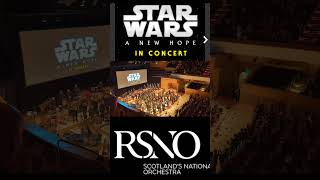 Standing Ovation for RSNO after a screening of STAR WARS A NEW HOPE with live orchestra in Glasgow [upl. by Inverson]