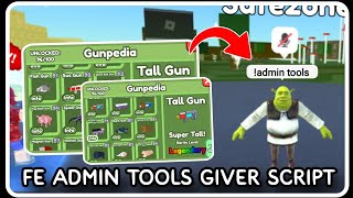 FE  Admin Tools Giver Script  ROBLOX SCRIPTS  Unlock All Admin Tools [upl. by Garwood]