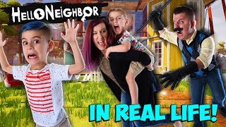 Hello Neighbor In Real Life FUNhouse Family Hide N Seek [upl. by Can]