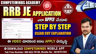 HOW TO APPLY RRB JE 2024 ONLINE APPLICATION FORM  STEP BY STEP PROCESS TO APPLY ONLINE APPLICATION [upl. by Arel865]