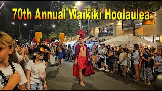 4K 70th Annual Waikiki Hoolaulea on 92124 in Waikiki Honolulu Oahu Hawaii [upl. by Amalie]