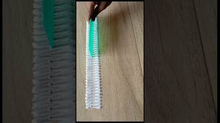 Easy comb tricks ✨😍borderrangoli shorts short video [upl. by Yrallih807]