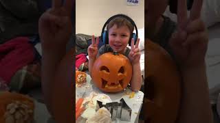 Halloween pumpkin carving fun [upl. by Herschel]