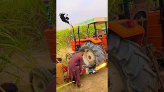 How To Tractor starts with Motorcycle 😎 experiment shorts viralvideo trending tractor [upl. by Peony592]