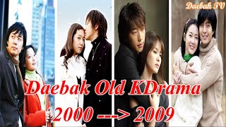 Daebak Old Korean Drama Must Watch 2000  2009 قائمة مسلسلات كورية قديمة رائعة [upl. by Nessaj]