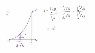 How to find the centroid of the area under a parabola [upl. by Akcinehs540]