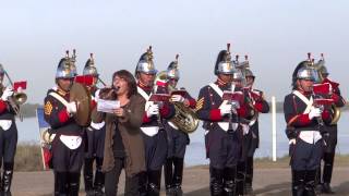 Marcha Punta Quebracho por Banda militar en al Acto 167 Aniv de la Batalla [upl. by Ittam]