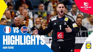 BEST GOALS OF THE TOURNAMENT 😍  France vs Iceland  Highlights  Mens EHF EURO 2024 [upl. by Beekman800]