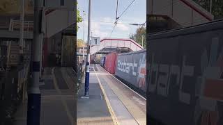 Freight Train Crossrail at Cramlington Railway Station [upl. by Gaylene]