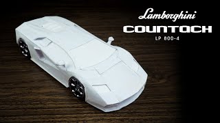 DIY Lamborghini Countach From Paper [upl. by Benni]