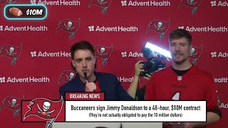 Mrbeast Joins the Tampa Bay Buccaneers football team [upl. by Kieger529]