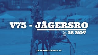 V75 tips Jägersro 2511  Tre S Där kan det skrälla [upl. by Bodrogi]