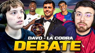 DEBATE CON LA COBRA EL MADRID ESTA ACABADO EL BARCA ARRASA BALON DE ORO JUSTO 2024 [upl. by Assisi]