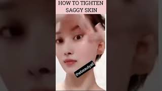 the secret ingredient to tighten saggy skin instantly short [upl. by Ahsiekam]