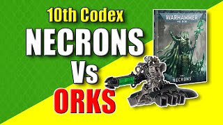 10th Edition Necron Codex Battle Report [upl. by Ener]