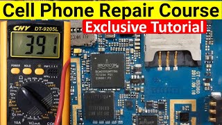 Complete Cell Phone Motherboard Repair Course  mobile phone motherboard chip level repair [upl. by Yevrah]