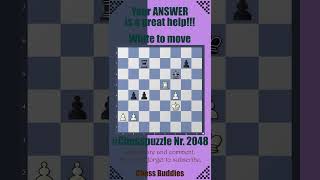 Chess Puzzle 2048 chesspuzzle chessseries chesspuzzleseries chess chessgame quiz chessbrains [upl. by Arihsaj]