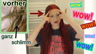 Beste Kupfer Haarfarbe EVER Haare färben mit kkall Elumen Grünstich entfernen  haar färbe vlog [upl. by Lorinda401]