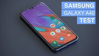 Samsung Galaxy A40 kleines Android Smartphone im Test [upl. by Antsirhc]