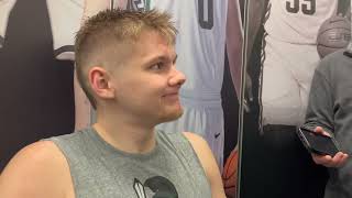 Michigan State forward Jaxon Kohler on career night vs Niagara [upl. by Ileak117]