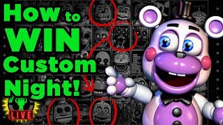 FNAF Ultimate Custom Night  How To WIN FNAF 6 Part 5 [upl. by Yaeger]