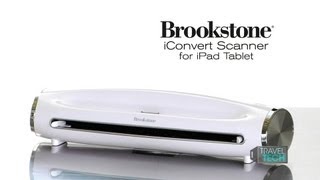 BROOKSTONE ICONVERT SCANNER Review  Travel Tech TV [upl. by Svensen293]