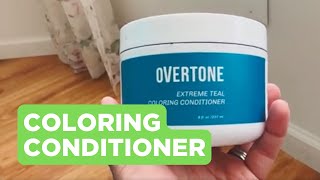 oVertone Haircare Color Depositing Conditioner Review [upl. by Lapotin]