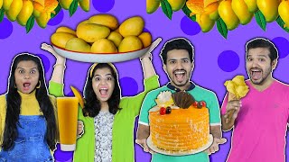 We Ate Only Mango For 24 Hours Challenge  Hungry Birds [upl. by Mcadams276]