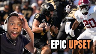 Vanderbilt SHOCKS 1 Alabama in EPIC Upset Reaction [upl. by Enelak]