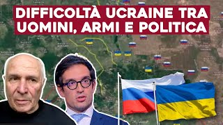 LE DIFFICOLTÀ UCRAINE tra UOMINI ARMI e POLITICA  ANALISI con GEN CAMPORINI e A GILLI [upl. by Giverin]