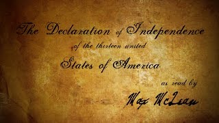 The Declaration of Independence as read by Max McLean [upl. by Smallman]