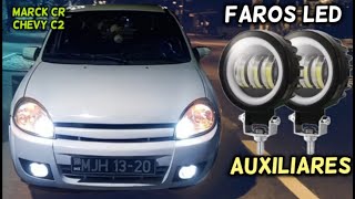 Faros Led De Lupa En Neblineros Auxiliares Chevy C2 C3 Marck Cr [upl. by Carmelle]