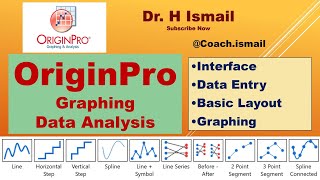 Origin Pro Software Tutorial  Graph Preparation  Converting Images to Graphs  Dr H Ismail [upl. by Dnamron]