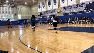 CA vs Farragut Varsity Girls Volleyball 2024 [upl. by Noorah]