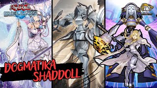 YUGIOH DUEL LINKS DOGMATIKA SHADDOLL DUEL LINK LOCK BOARD AND NEGATE [upl. by Naujad]