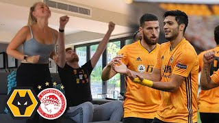 PENALTY KING JIMENEZ SENDS WOLVES TO GERMANY Wolves Vs Olympiacos 10 Finerrz Vlogglebox [upl. by Emanuele369]